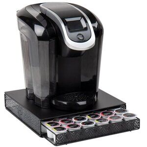 K Cup Holder: Holds 36 pods Black